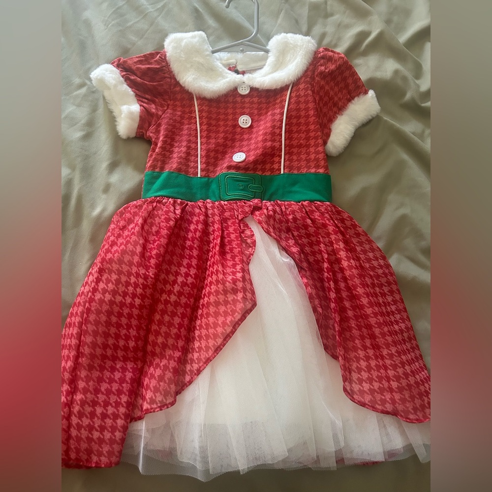 Taylor Joelle Christmas dress with cape